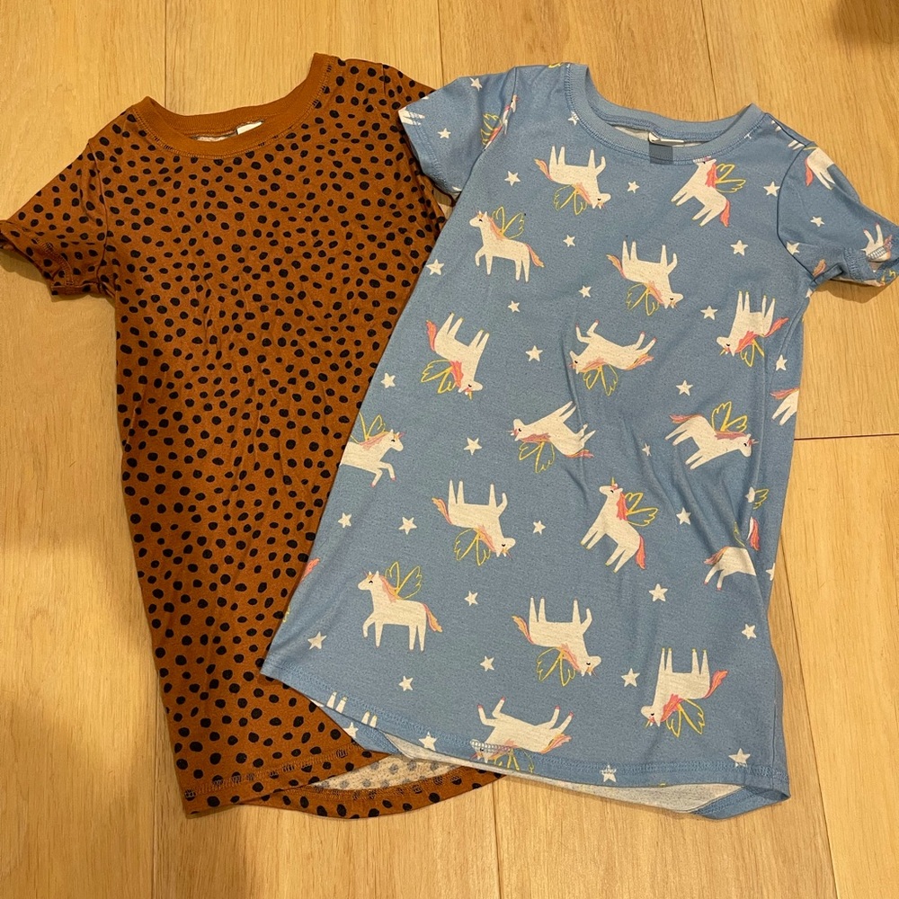 5T Pajama dresses (2)